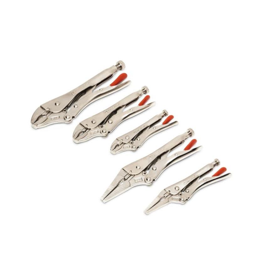 Crescent CLP5SETN-08 Curved and Long Nose Locking Plier Set